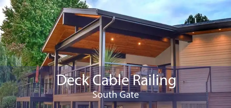 Deck Cable Railing South Gate