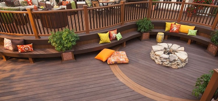 Gray TREX Decking in South Gate, CA