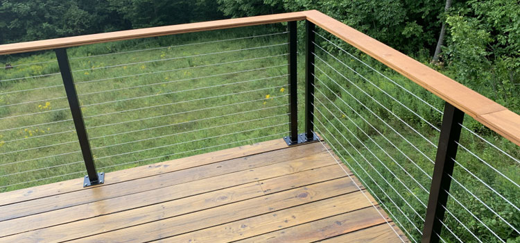 Installing Deck Cable Railing in South Gate, CA